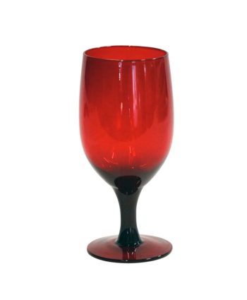 Ruby Red Goblet - A Chair Affair Rentals