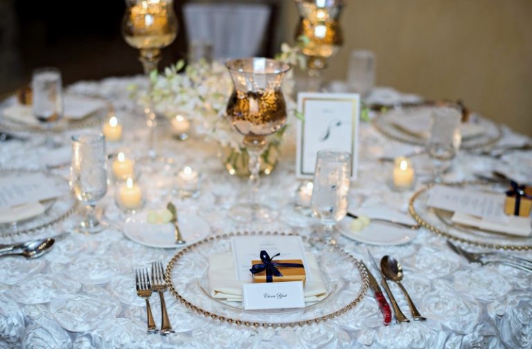 intimate tuscan wedding table setting 1