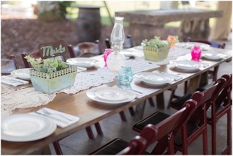 isola farms wedding table decor