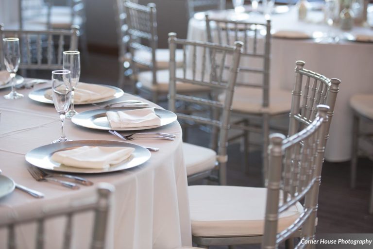 silver and purple wedding silver chiavari chairs