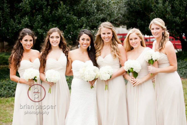 trinity lutheran downtown weddings bridesmaids