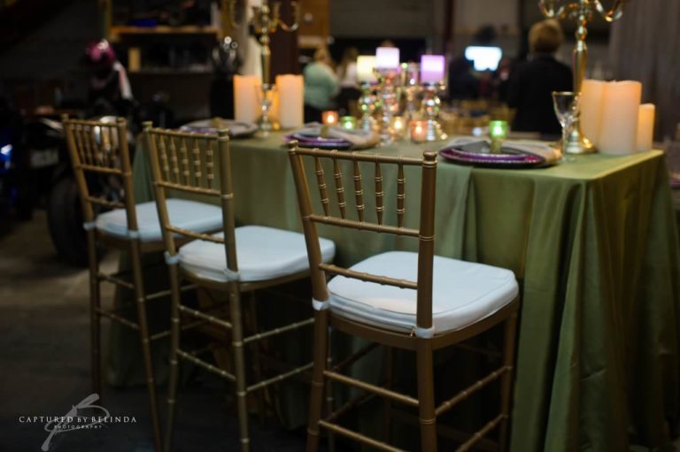 wedding reception design gold chiavari chairs (2)