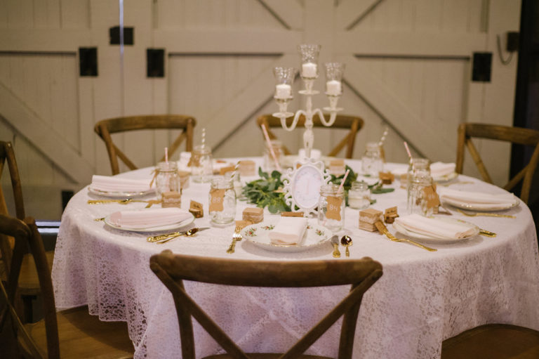 15th century wedding reception table setting