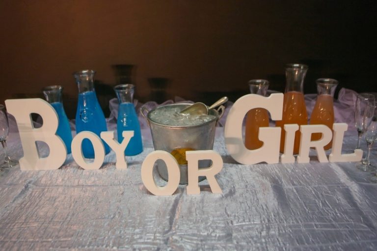 gender baby shower boy or girl drinks