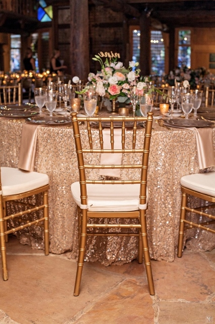 mcKee botanical garden wedding gold chiavari chairs