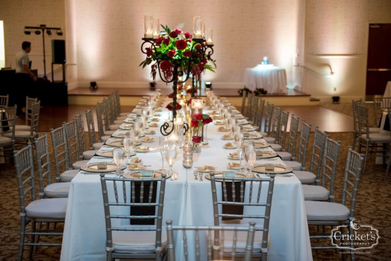 winter wedding sliver chiavari chairs