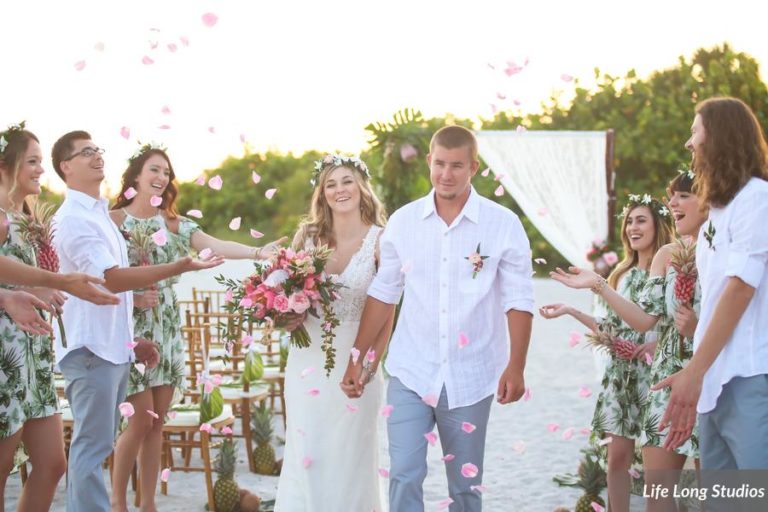 tropical boho wedding at postcard inn on st pete beach florida (88)