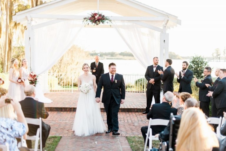 cypress grove wedding ceremony exit