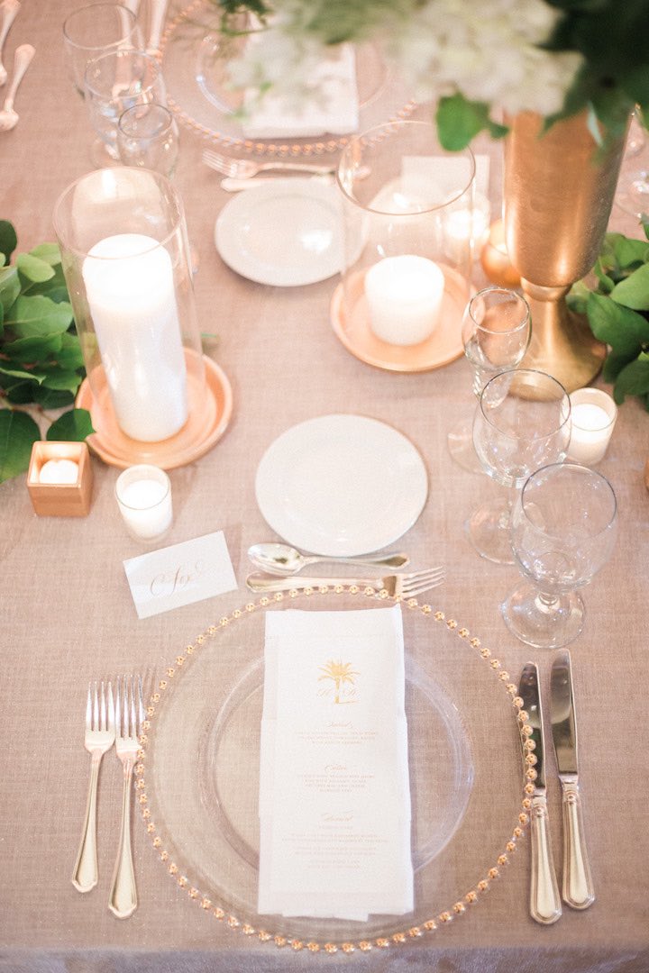 A White, Gold, and Green Wedding: Heather and Daniel - A Chair Affair, Inc.