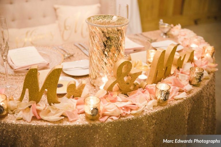 Windsong Ranch Newlywed Table Detail