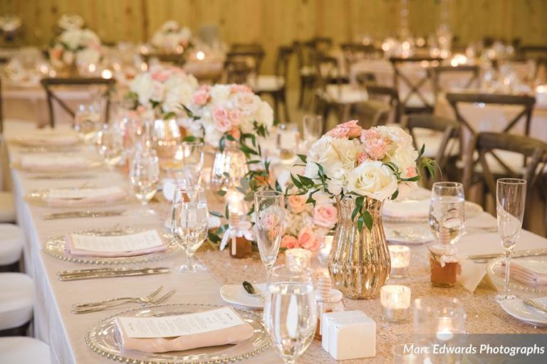 Windsong Ranch Reception Table Setting