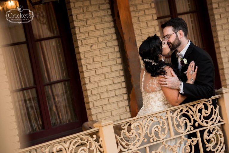 romantic ceviche orlando wedding, bride and groom