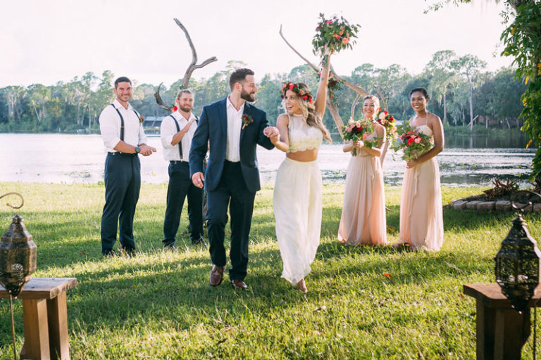 Bohemian Wedding Ceremony