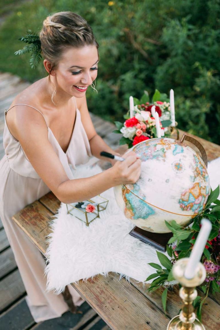 Bohemian Wedding Globe