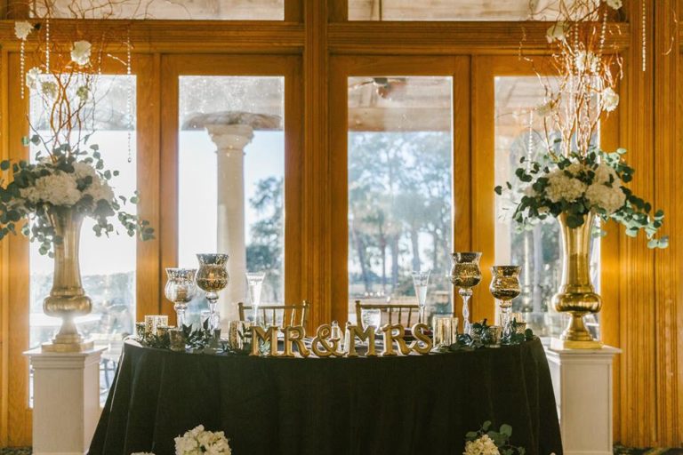 Mission Inn Resort Wedding Sweetheart Table