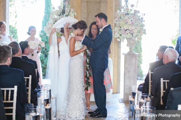 Romantic Bella Collina Wedding Lei Exchange