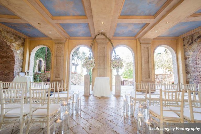 Romantic Bella Collina Wedding White Chiavari