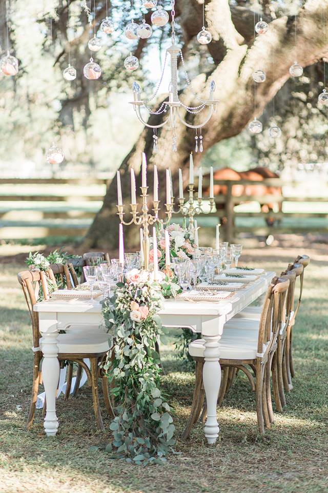 Southern Garden-Chic Wedding Inspiration Shoot - A Chair Affair, Inc.