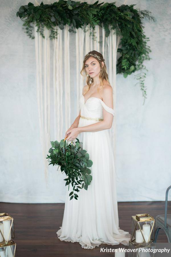 bohemian wedding inspiration bride