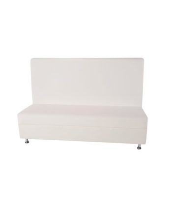 6ft White Mod Furniture High Back - A Chair Affair Rentals