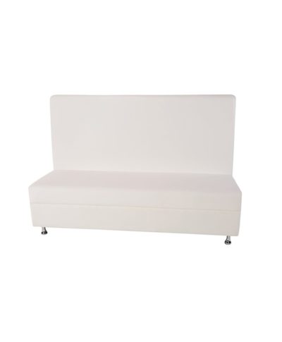 6ft White Mod Furniture High Back – A Chair Affair Rentals