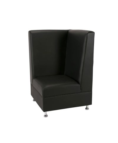 Black Mod High Back Corner Chair – A Chair Affair Rentals