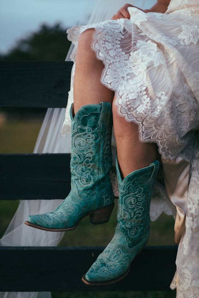 Country Wedding boots