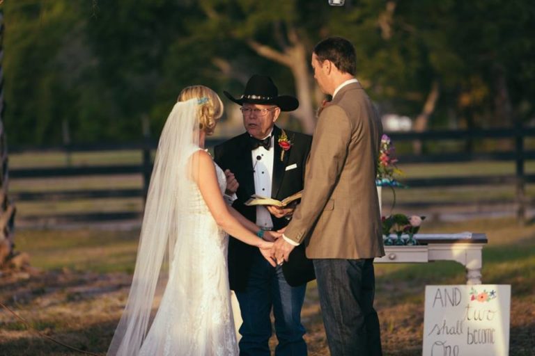 Country Wedding ceremony