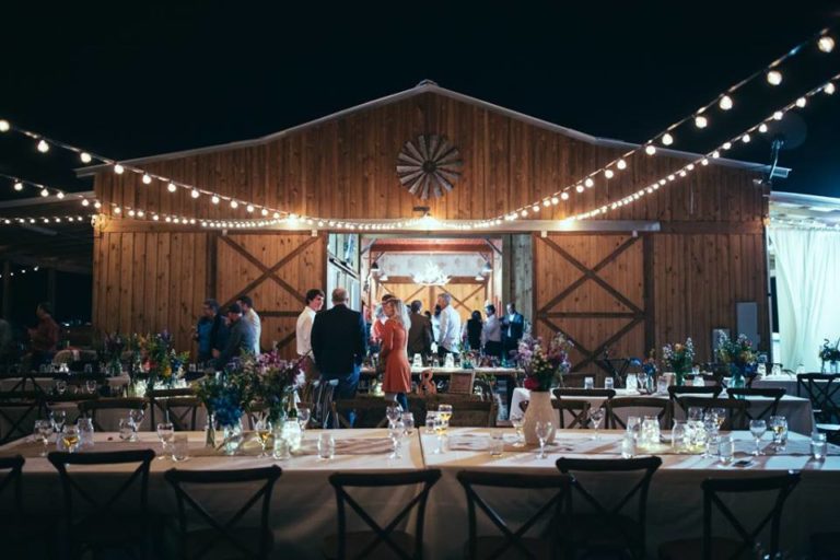 Country Wedding reception