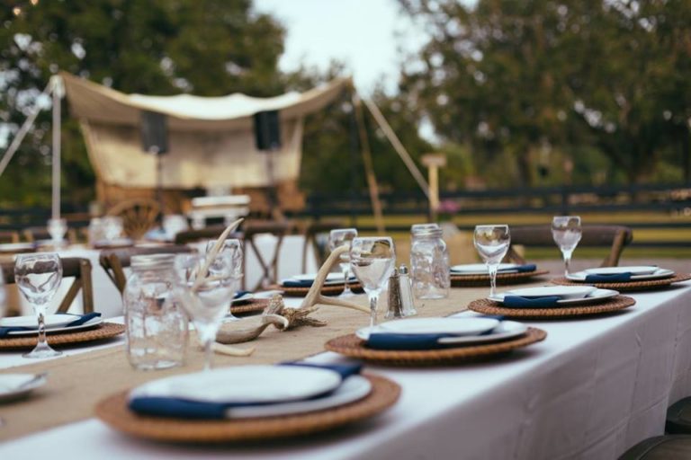 Country Wedding wicker chargers