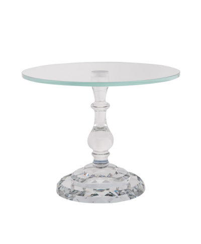 Crystal Single Dessert Stand – A Chair Affair Rentals