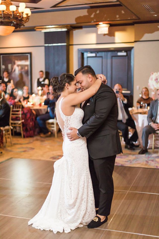 Gold Grand Bohemian Wedding first dance