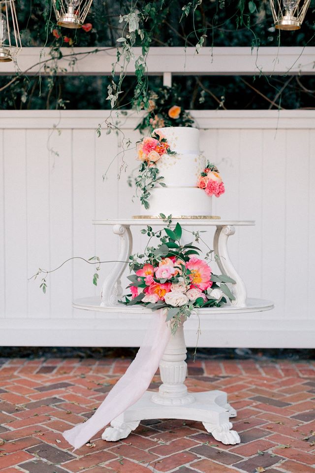 Spring Wedding Inspiration Cake