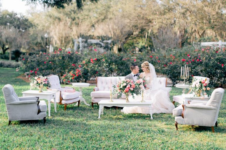 Spring Wedding Inspiration Couple Couches