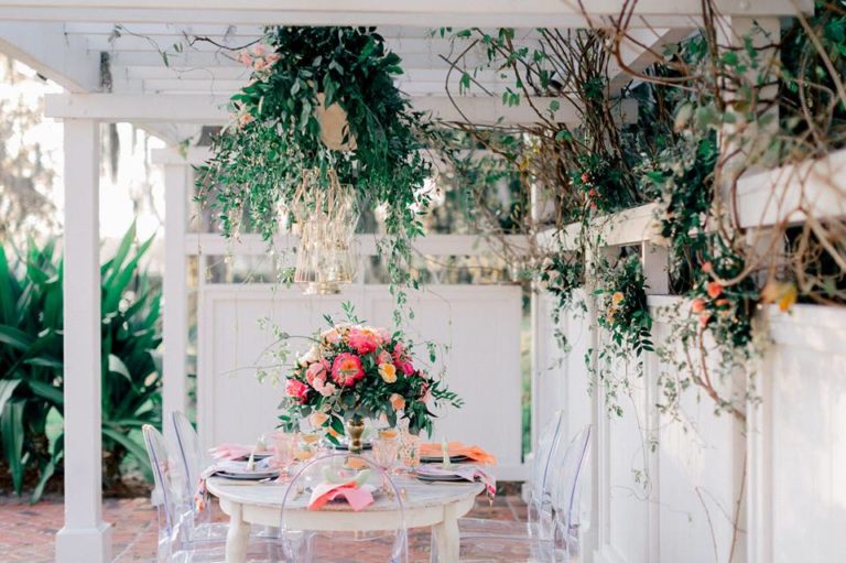 Spring Wedding Inspiration Ghost Chairs