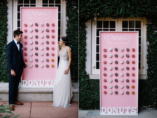 Sydonie Mansion Boho Styled Shoot doughnut wall