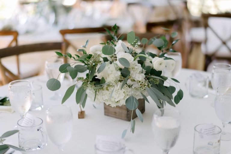 Sydonie Mansion wedding centerpieces