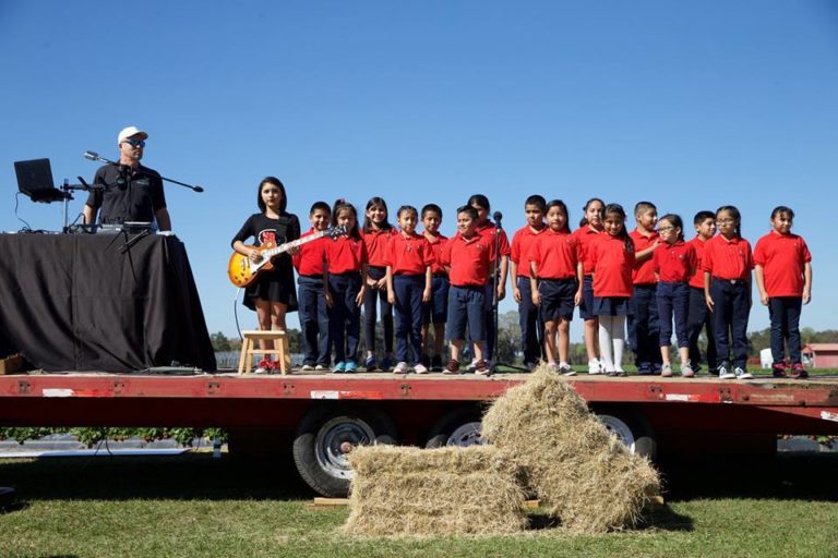 Wish Farms Strawberry Picking Challenge Choir