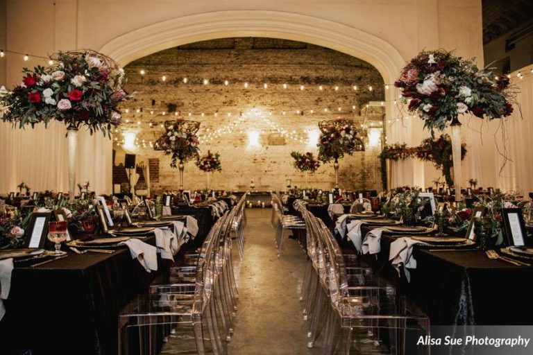 rialto theatre wedding reception ghost chairs