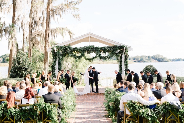 Cypress Grove Estate House Kelly and Ben, ceremony