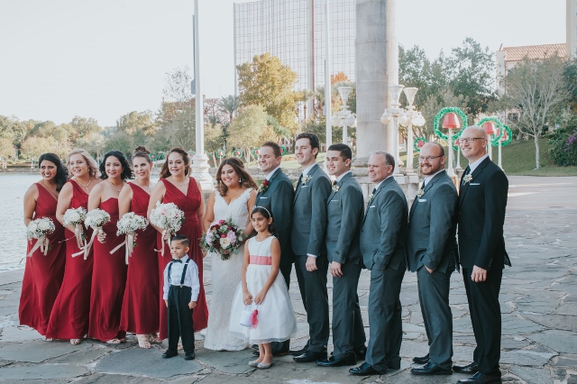 Hollis Garden Meagan and Greg, bridal party