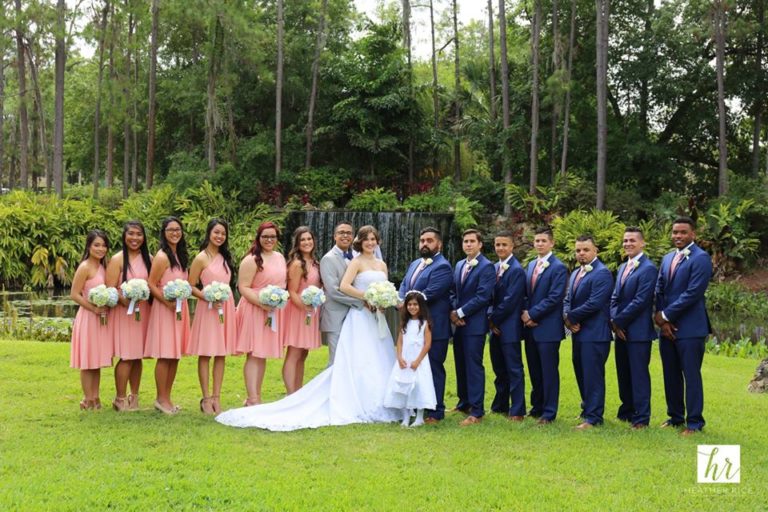 MIssion Inn Resort Wedding party all