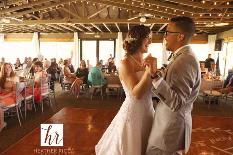 MIssion Inn Resort Wedding reception first dance