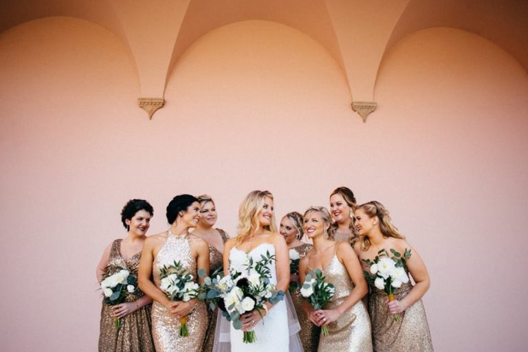 Ringling Museum Wedding bridal party