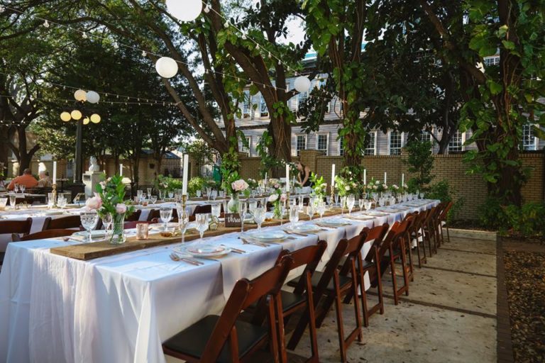 ybor city museum wedding reception chairs