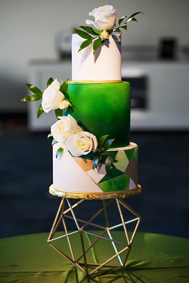 Garden Inspired Wedding cake