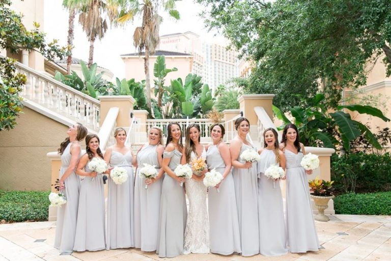 Orlando Grande Lakes Wedding bridesmaids A Chair Affair