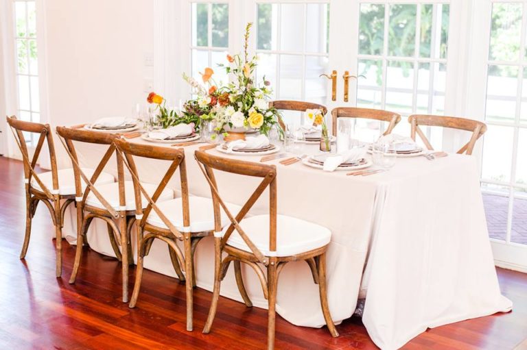 Luxmore Grande Estate wedding trends A Chair Affair French country chairs