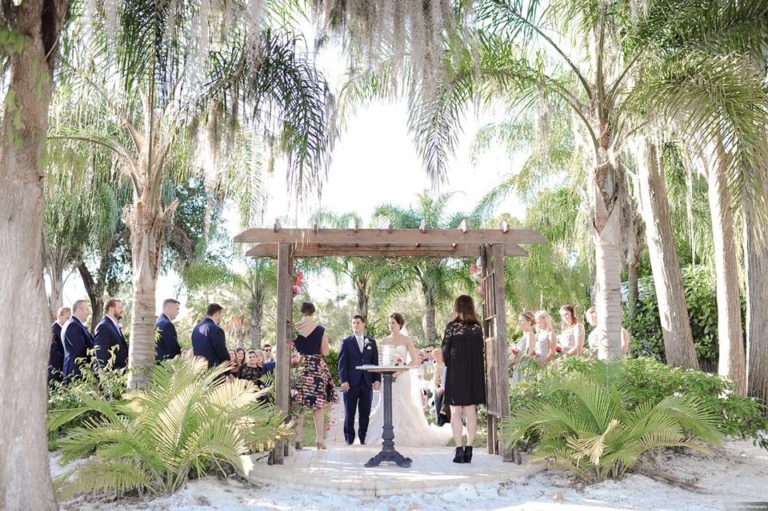 Paradise Cove Orlando Wedding A Chair Affair ceremony