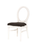 White King Louis Chair - Black Pad - A Chair Affair Rentals